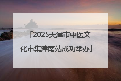 2025天津市中医文化市集津南站成功举办