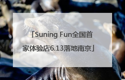 Suning Fun全国首家体验店6.13落地南京